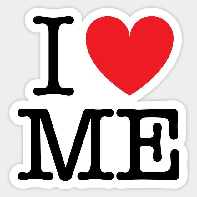 I HEART ME Sticker by MasterpieceArt